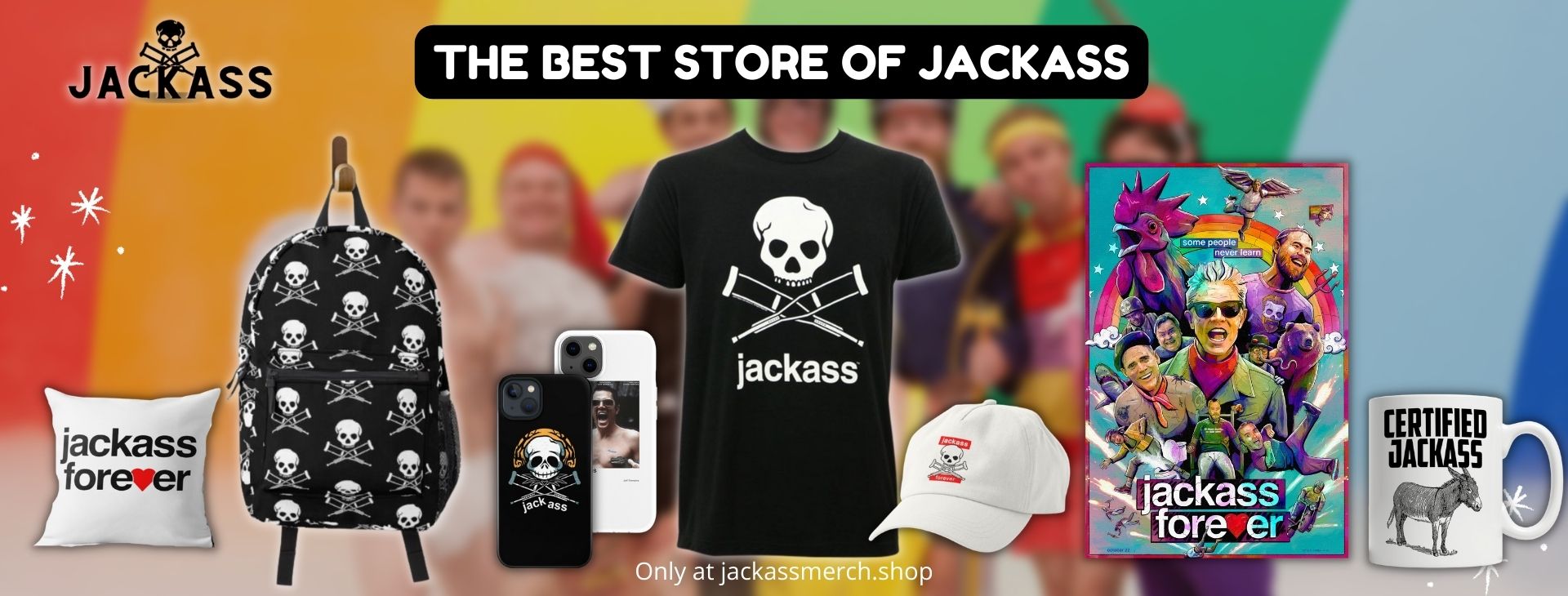 Jackass Banner - Jackass Merch