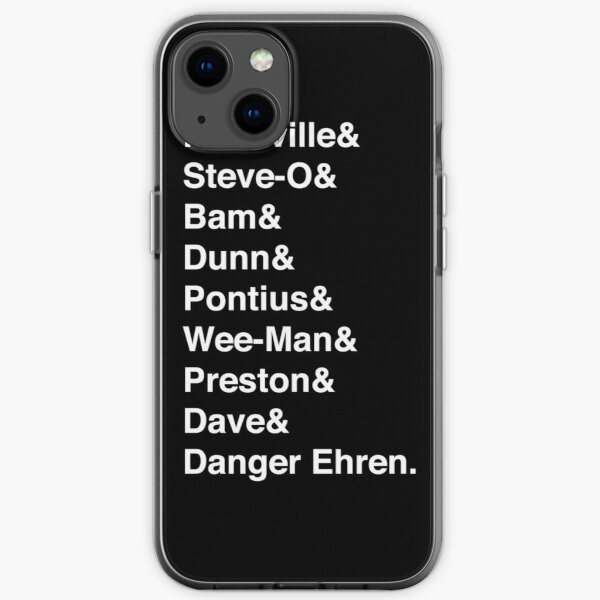 Jackass Names iPhone Soft Case RB1309 product Offical jackass Merch