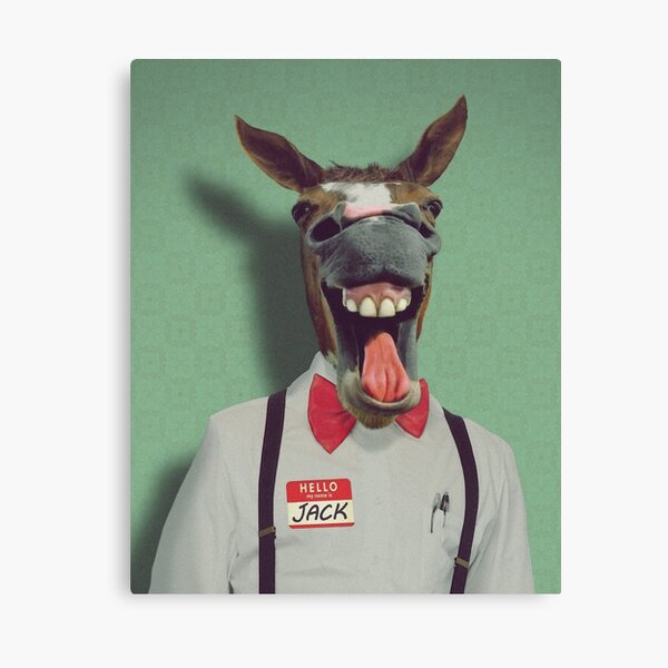 JACKASS! Canvas Print RB1309 product Offical jackass Merch