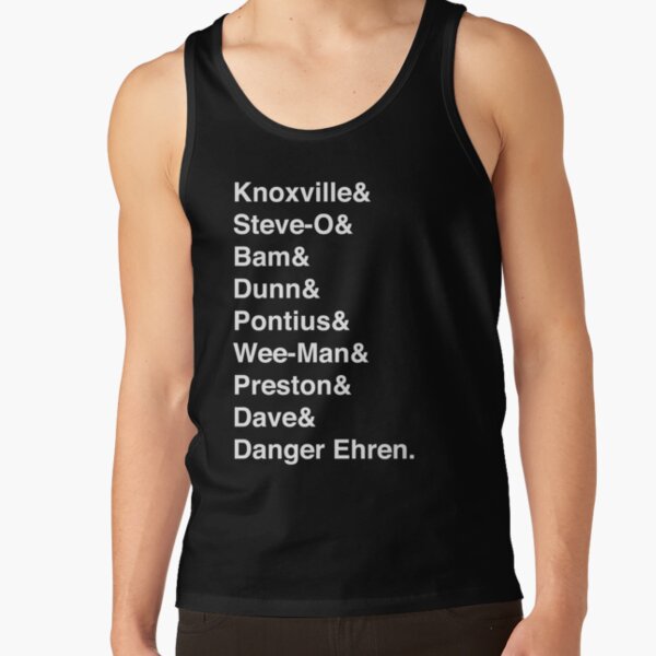 Jackass Names Tank Top RB1309 product Offical jackass Merch